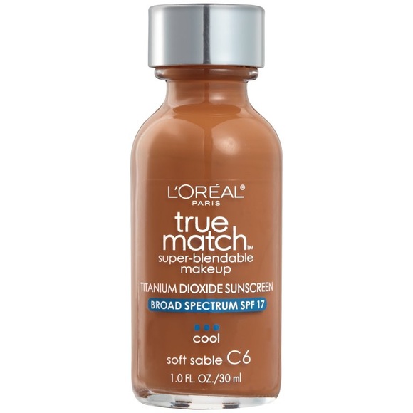 L'Oreal True Match C-6 SOFT SABLE SPF 17 Super-Blendable Makeup Foundation New